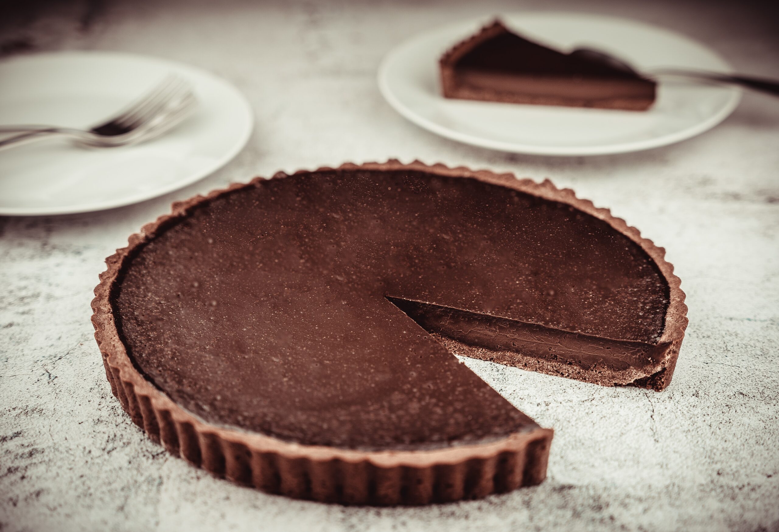 人気店のチョコレートケーキ